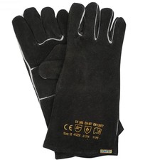 Welding Gloves Log Fire Wood