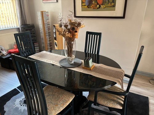 Marble extendable dining table - marble,