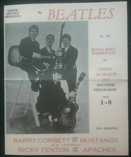 OLD BEATLES CONCERT PROGRAMME