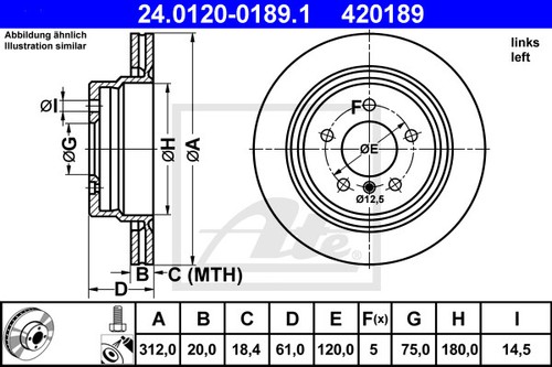 New brake disc for - 2x,