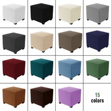Square Stretch Footstool Cover