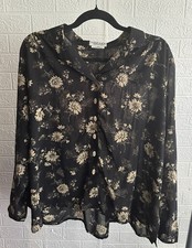 Jaeger flowy floral blouse 38"
