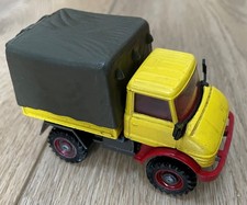 Corgi Toys 406 Mercedes Benz Unimog Truck, 1970s, Independent Suspension, Yellow