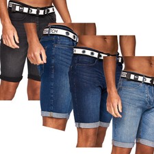 Mens Crosshatch Denim Chino