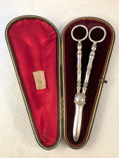Antique epns grape scissors - antique,