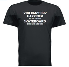 SKATEBOARD FUNNY TEE T-SHIRT