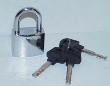 1" Chrome Plated Brass PADLOCK