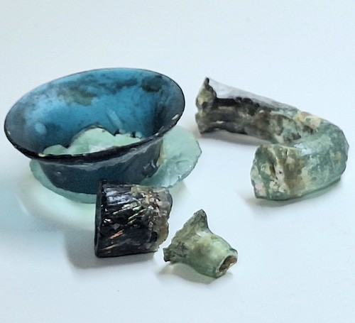 Ancient roman glass - "roman, vessel