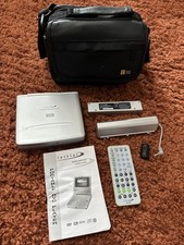 Initial Portable DVD Player With Remote Control Vintage Model DVD-9510