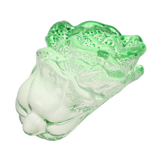 Cabbage ornament crystal faux - ornament,