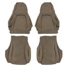 MAZDA MX5 LEATHER SEAT COVER SET. BISCUIT. MK 1. 1989-1995. NEW AND BOXED.