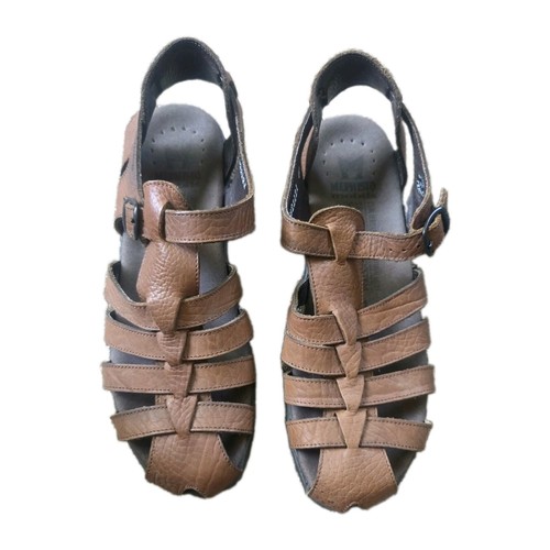 Shoes leather brown mephisto - leather,