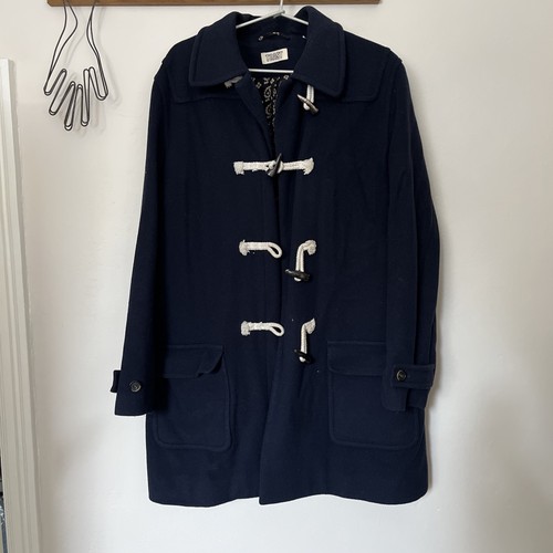 Toast navy wool - wool, coat