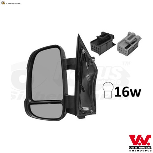 Exterior mirror 0983805 - 0983805, for