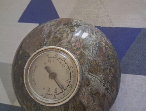 Round stone dome paperweight - stone,