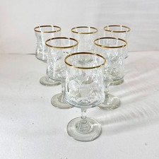Vintage Glass Wine Glasses