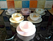 FRENCH ARCOPAL HARLEQUIN