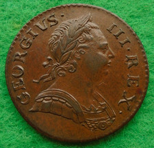 1772 George III Halfpenny