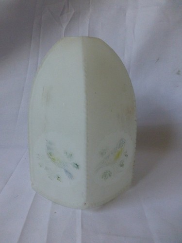 Antique glass lamp shade - glass, used