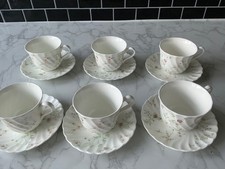 Wedgwood Cups and Saucers x 6 CAMPION -