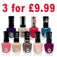 SALLY HANSEN NAIL POLISH / VARNISH GEL / PURE  VEGAN / SALON MANICURE / THERAPY