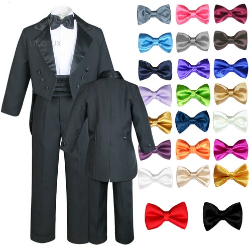 6pc pick satin color bow - pick,