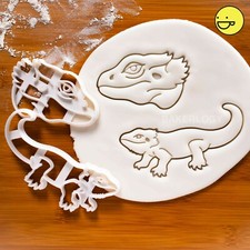 Set of 2 Pogona cookie cutters