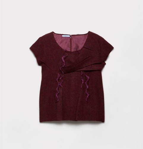 Prada wool top - , burgundy