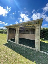 16x12 Mobile field shelter / Overhang / Skids/ Stable/ Horse/ Farm other sizes