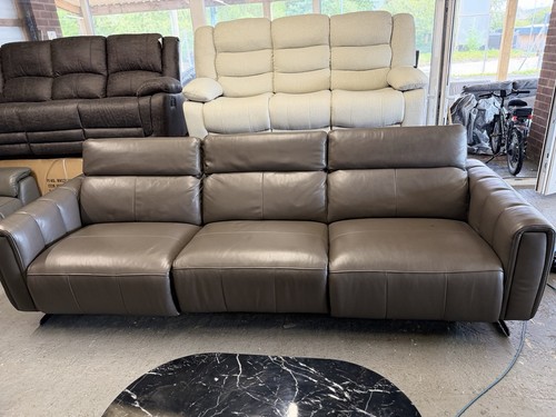 Leather seater sofa with - leather,