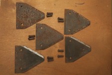 5x Triangular Blades & rivets