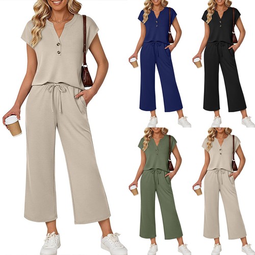 2pcs ladies tracksuit summer - ladies,