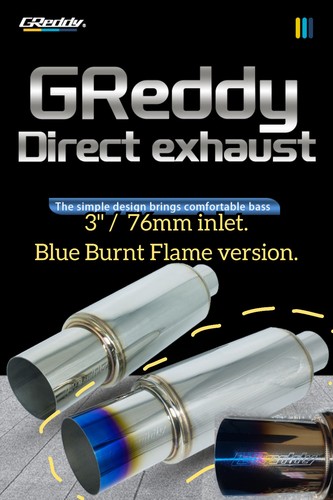 Greddy 76mm stainless steel - 76mm,