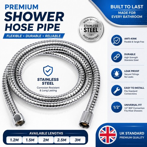 Stainless steel shower hose - shower,