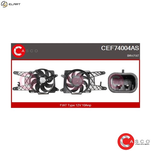 Electric motor radiator fan - electric,