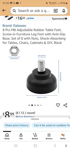 Adjustable rubber table - adjustable,