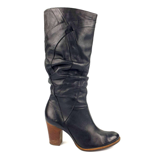 Clarks knee boots black - clarks,