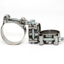 MIKALOR W2 Stainless Supra Heavy Duty Exhaust Pipe Clip Hydraulic Hose Clamp