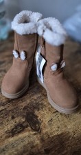 Bunny Girl Boots Mid Calf Size UK 4 New with Tags Marks and Spencer