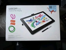 Wacom One Creative Pen Display DTC133W0B 13.3" Graphics Tablet - RARELY USED
