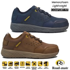 MENS SAFETY STEEL TOE CAP MEMORY FOAM WALKING WORK HIKING BOOTS TRAINERS SHOES