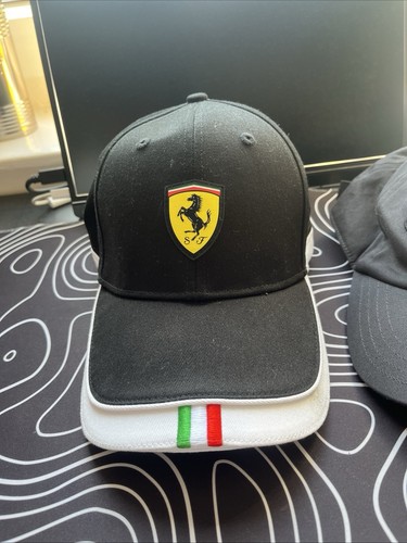 Ferrari black cap one size - ferrari,
