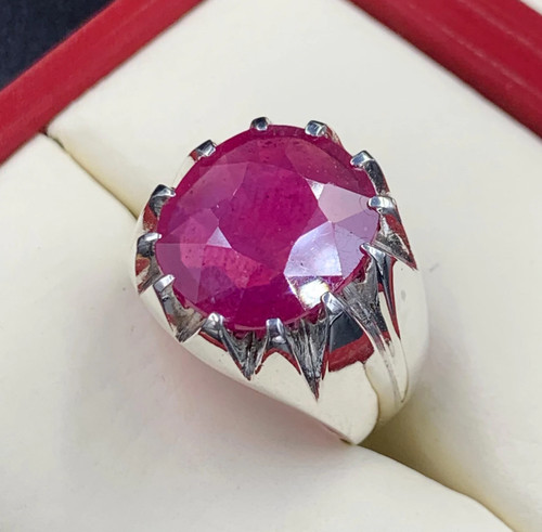 Carats ruby ring natural - carats,