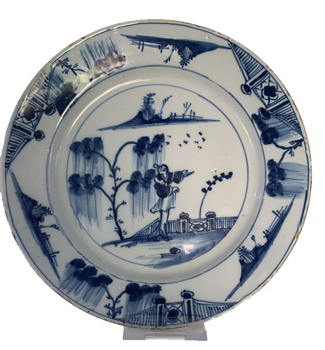 18th english delftware tin - c,