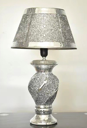 Crushed diamond silver - crushed,