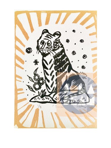 Tigger print tiger screen - tigger, print,