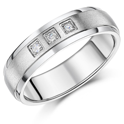 Titanium diamond ring - ring, &