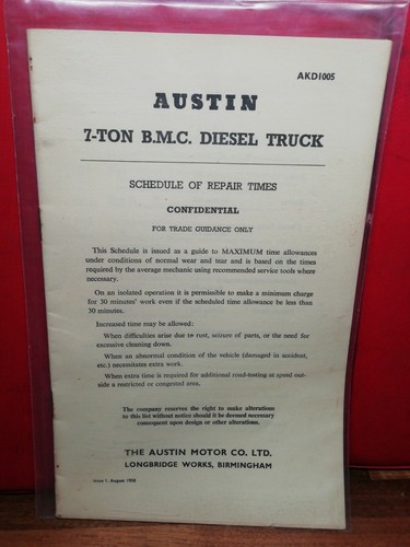 Austin ton lorry truck bmc - lorry,
