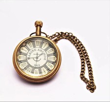 Antique vintage brass pocket - antique,