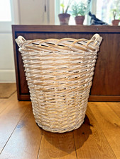 Large Whitewashed Wicker